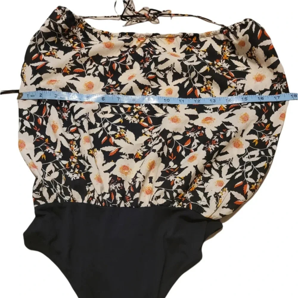 New Free People Liza floral spaghetti strap Bodysuit - Picture 7 of 10